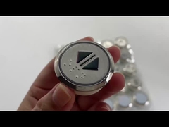 Contrôleur d'ascenseur de haute qualité Nouveau Ascenseur bouton de poussée Braille Bouton de levage Pièces de rechange