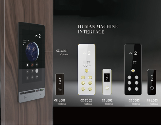 Forced Drive Type Home Elevator 1500mm Pit Depth Flexible Shaft Layout Villa Lift Optional